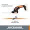 Worx 20V Power Share 4 in. Cordless Shear and 8 in. Shrubber Trimmer, Tool Only WG801.9 - alternate 7